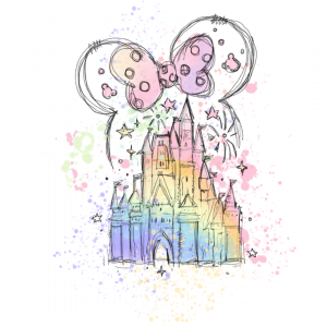 Magic Kingdom Crayon Rainbow Castle