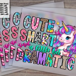 Cute Smart and a Little Bit Dramatic Unicorn