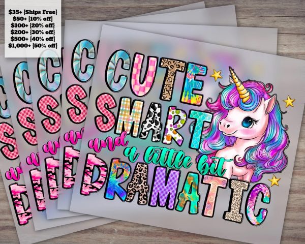 Cute Smart and a Little Bit Dramatic Unicorn